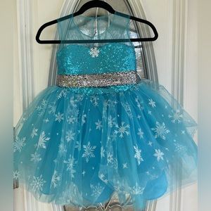 Elsa Inspired Costume, Elsa Inspired Dress, Frozen Birthday Girl Outfit, Toddler
